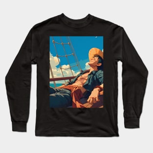 Pirate Odyssey: Anime-Manga Legacy, Mythical Islands, and Swashbuckling Excitement Long Sleeve T-Shirt